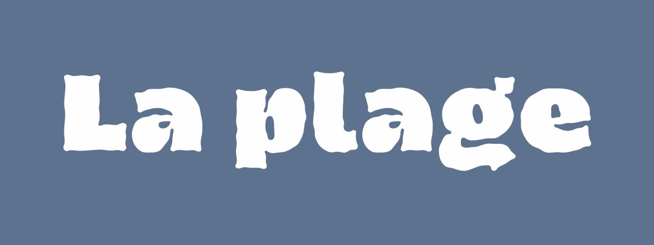 la plage